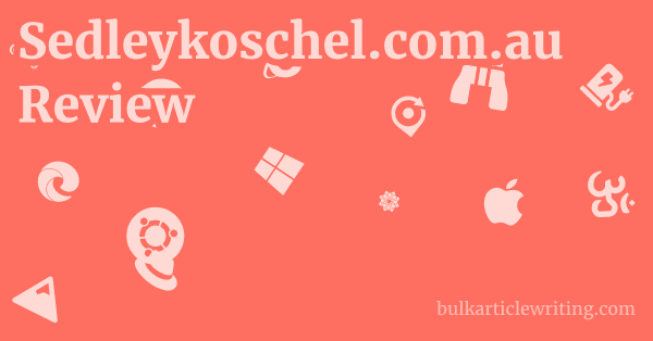 Sedleykoschel.com.au Review 1 by