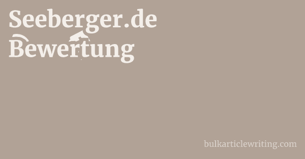 Seeberger.de Bewertung 1 by