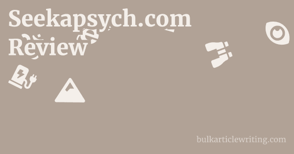 Seekapsych.com Review 1 by Partners