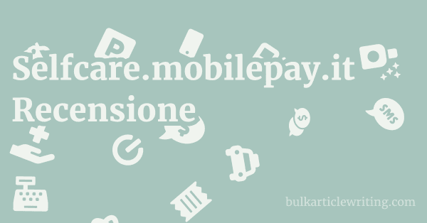 Selfcare.mobilepay.it Recensione 1 by