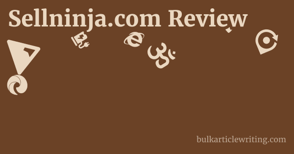 Sellninja.com Review 1 by