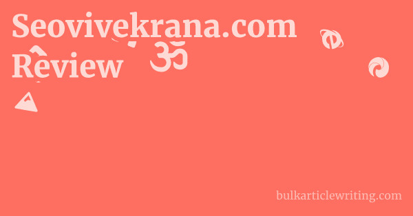 Seovivekrana.com Review 1 by