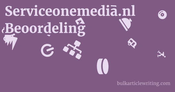 Serviceonemedia.nl Beoordeling 1 by