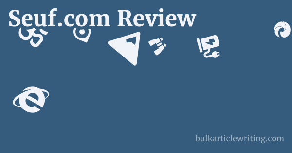 Seuf.com Review 1 by