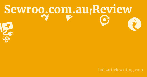 Sewroo.com.au Review