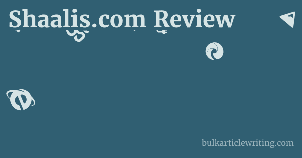 Shaalis.com Review 1 by