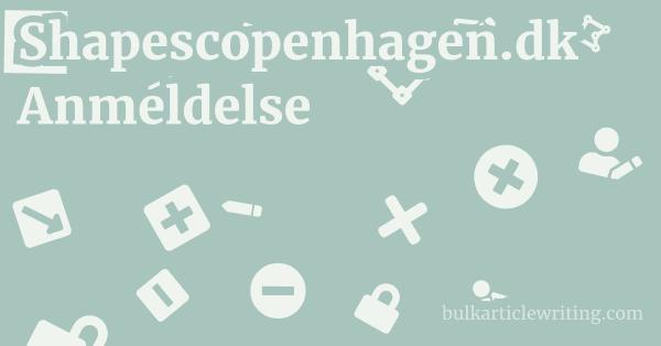 Shapescopenhagen.dk Anmeldelse 1 by Partners