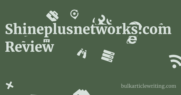Shineplusnetworks.com Review 1 by
