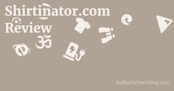 Shirtinator.com Review 1 by