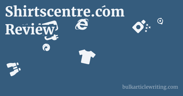 Shirtscentre.com Review 1 by Partners