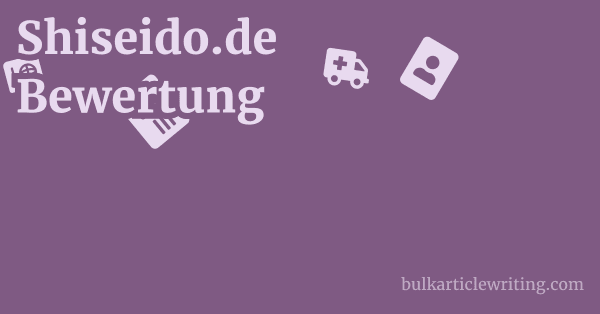 Shiseido.de Bewertung 1 by
