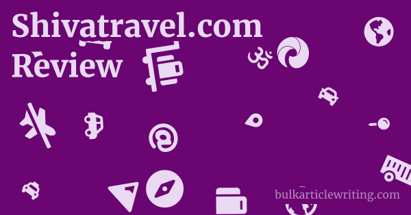 Shivatravel.com Review 1 by