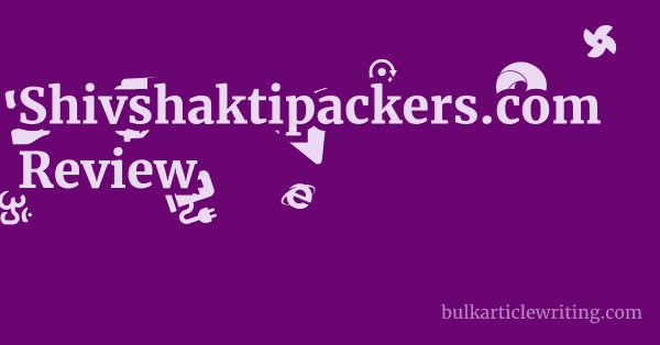 Shivshaktipackers.com Review 1 by