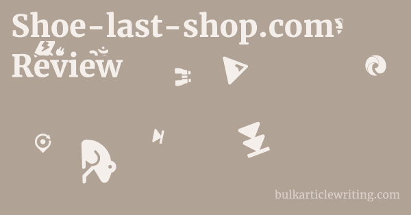 Shoe-last-shop.com Review 1 by
