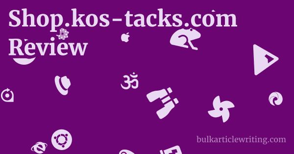Shop.kos-tacks.com Review 1 by