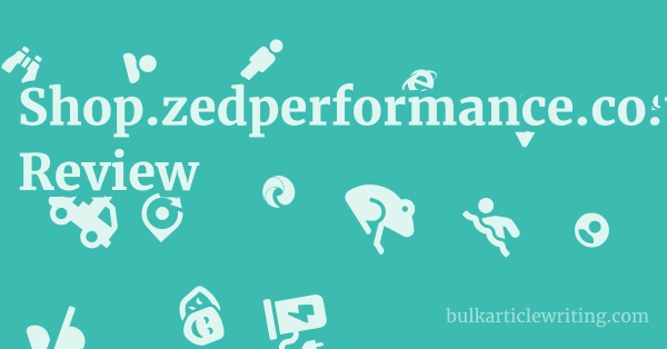 Shop.zedperformance.co.uk Review 1 by