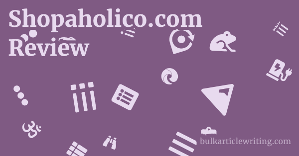 Shopaholico.com Review 1 by