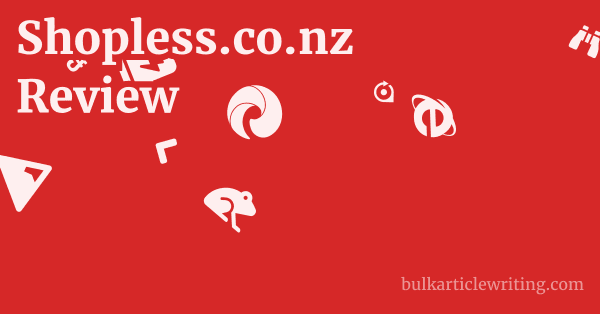 Shopless.co.nz Review