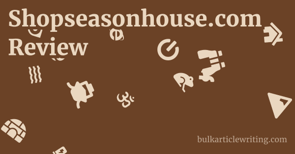 Shopseasonhouse.com Review 1 by