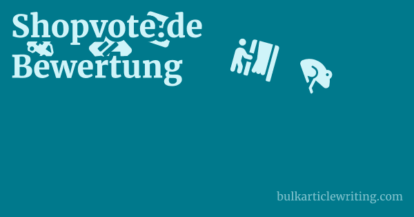 Shopvote.de Bewertung 1 by