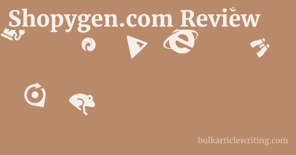 Shopygen.com Review 1 by