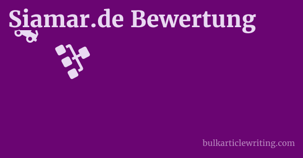Siamar.de Bewertung 1 by
