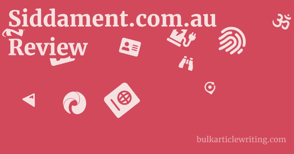 Siddament.com.au Review 1 by