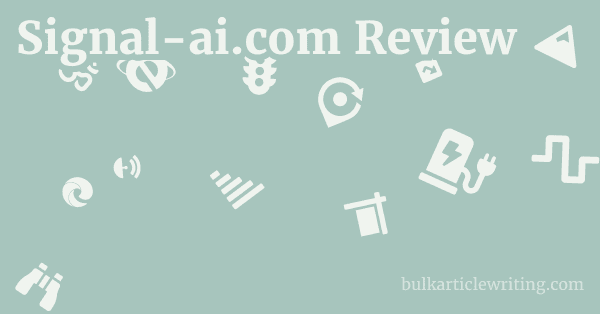 Signal-ai.com Review 1 by
