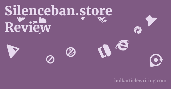 Silenceban.store Review 1 by Partners