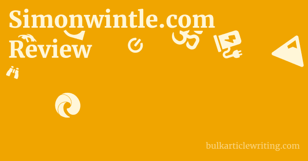 Simonwintle.com Review 1 by Partners