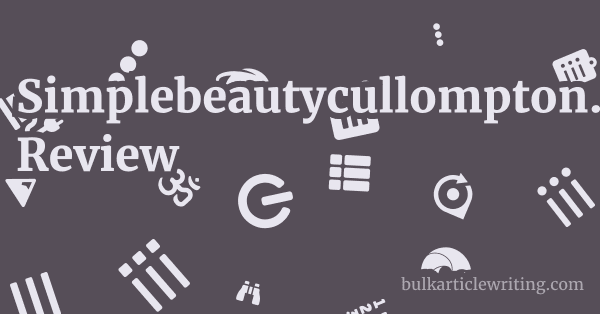 Simplebeautycullompton.co.uk Review 1 by