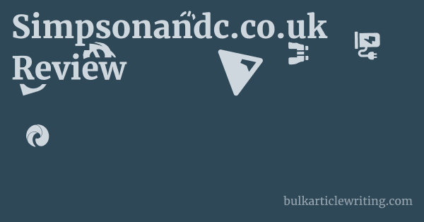 Simpsonandc.co.uk Review 1 by