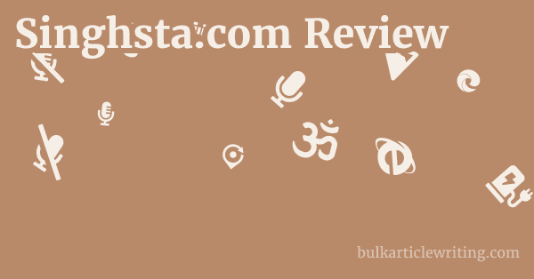 Singhsta.com Review 1 by