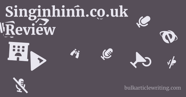 Singinhinn.co.uk Review 1 by