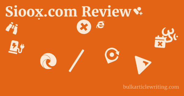 Sioox.com Review 1 by