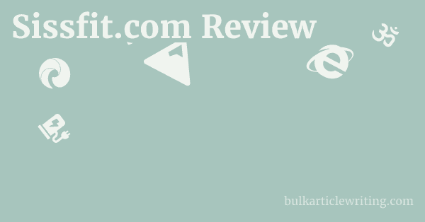 Sissfit.com Review 1 by