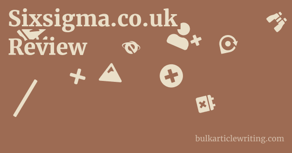Sixsigma.co.uk Review 1 by