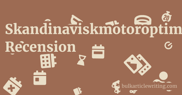 Skandinaviskmotoroptimering.se Recension 1 by