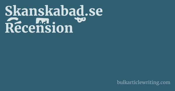 Skanskabad.se Recension 1 by