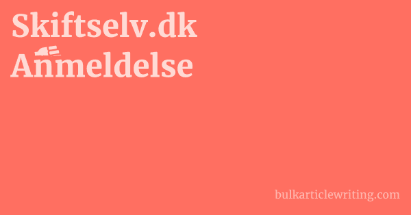 Skiftselv.dk Anmeldelse 1 by