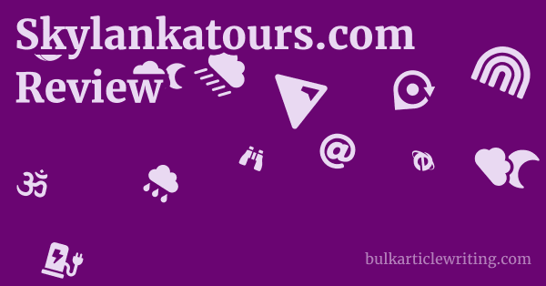 Skylankatours.com Review 1 by