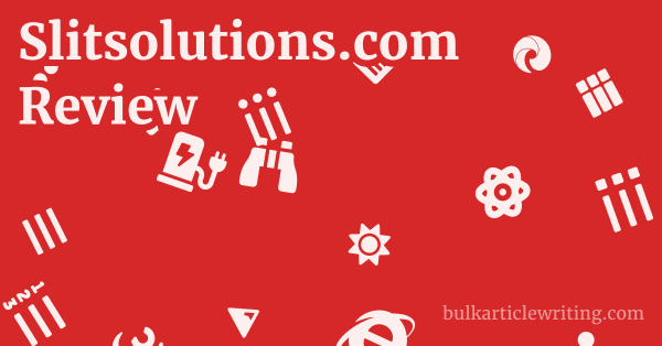 Slitsolutions.com Review 1 by