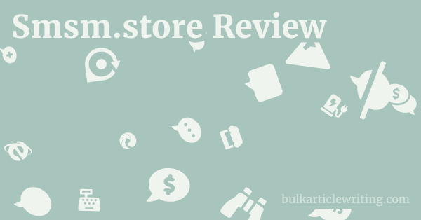 Smsm.store Review 1 by