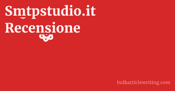 Smtpstudio.it Recensione 1 by
