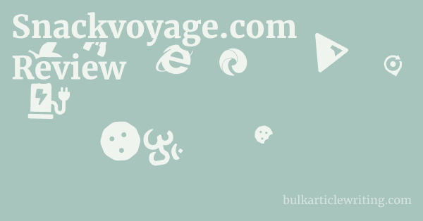 Snackvoyage.com Review 1 by