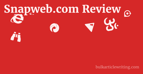 Snapweb.com Review 1 by