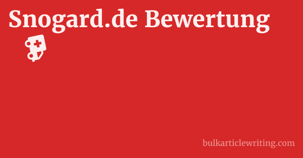 Snogard.de Bewertung 1 by