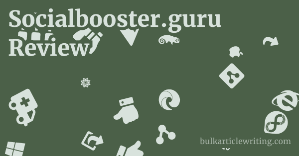 Socialbooster.guru Review 1 by
