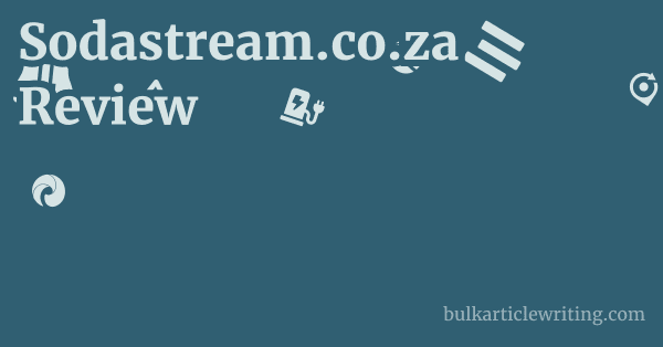 Sodastream.co.za Review 1 by