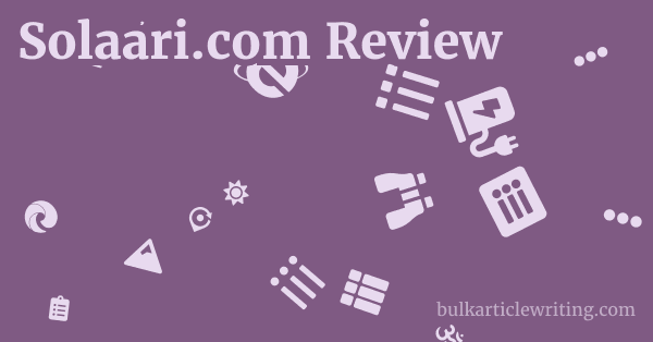 Solaari.com Review 1 by Partners